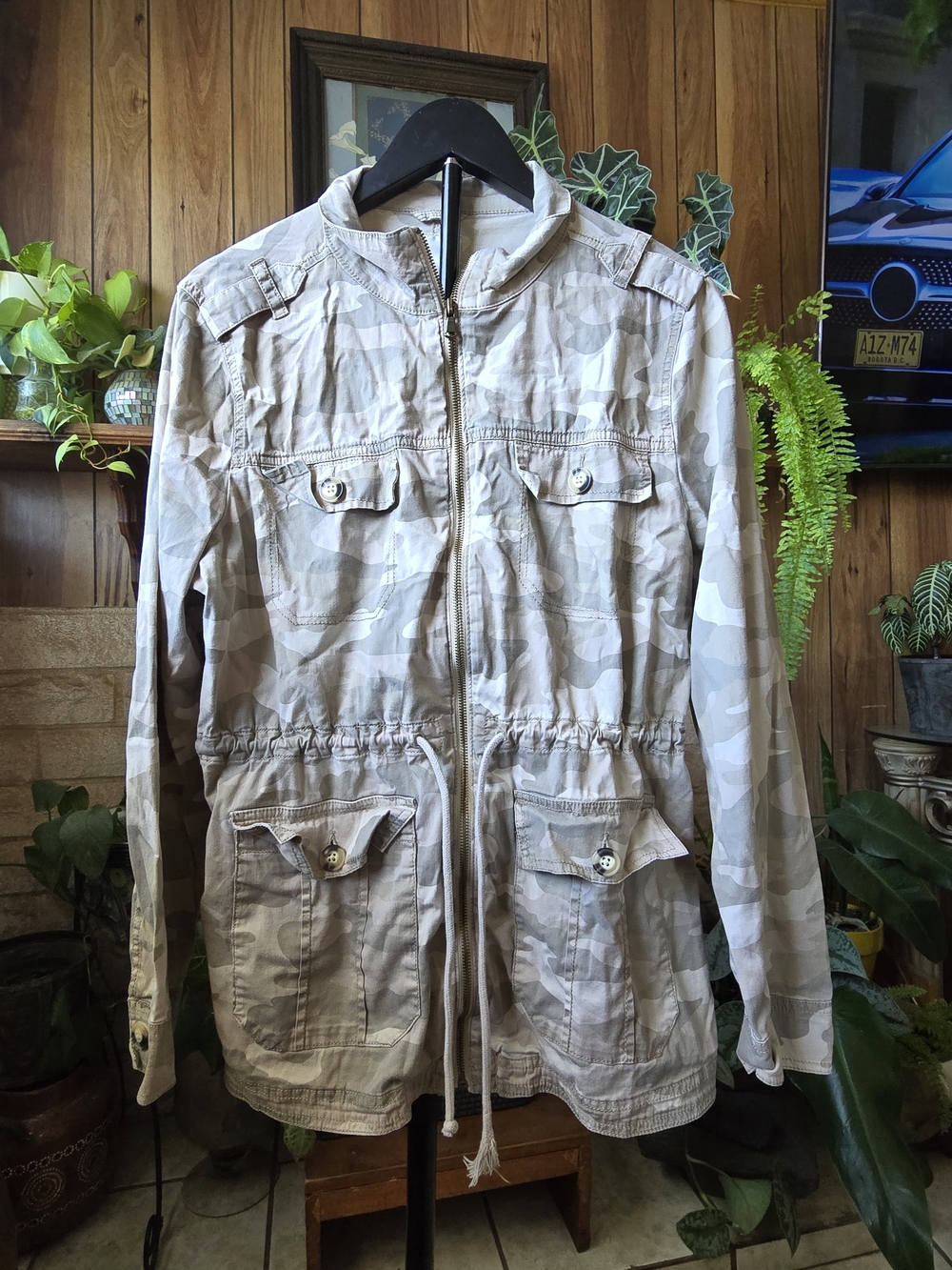 SO Beige Camouflage Utility Field Jacket